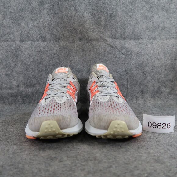Nike Shoes Womens 9 Athletic Trainer Zoom Winflo 5 Running Comfort Grey Orange - Picture 3 of 14